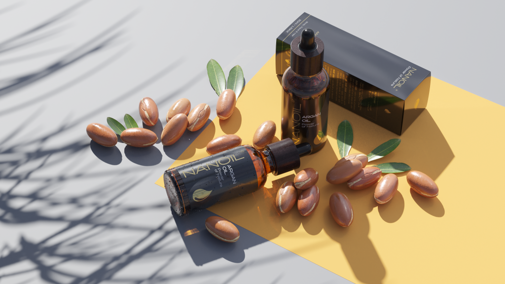 Arganöl Nanoil – Regeneration von Haaren, Gesichts– und Körperhaut
